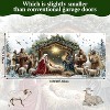 Christmas Garage Door Decorations Merry Christmas Cover Banner Xmas Eve Holiday Party Wall - 2 of 4