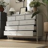 Modern 9-Drawer Dresser: Stylish Storage Solution Chest Wood Dresser  Storage Cabinet for Bedroom - 3 of 4