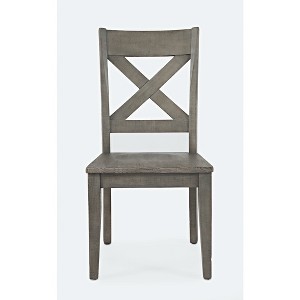 Jofran,Outer Banks Reclaimed Solid Wood Farmhouse X-Back Chair (Set of 2) - 1 of 4