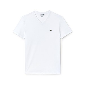Lacoste Men's Short Sleeve V-Neck Pima Cotton T-Shirt - 1 of 1