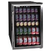 Frigidaire® 4.4-Cu-Ft. 126-Can Stainless Steel Door Beverage Center Compact Refrigerator in Black - 2 of 4