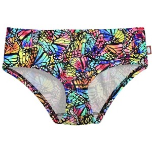 City Threads USA-Made UPF 50+ Printed Girls Swim Briefs - 1 of 4