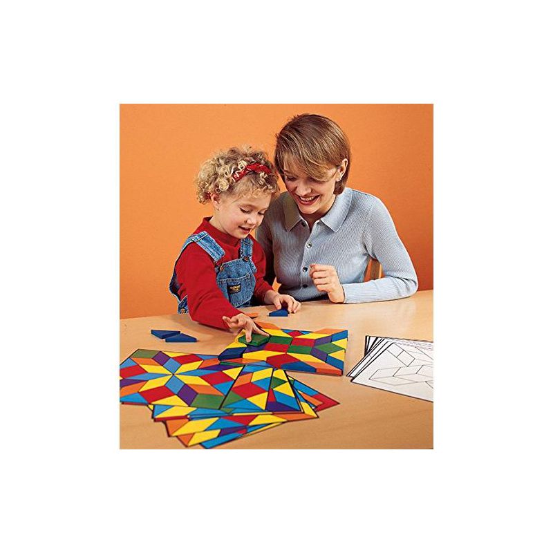 Learning Resources Parquetry Blocks & 20 Pattern Cards, 53 Piece Set, Ages 4+, 5 of 7