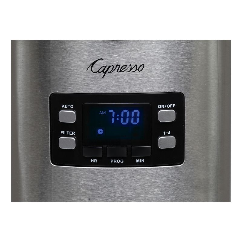 Capresso 12-Cup Coffee Maker with Glass Carafe SG300 &#8211; Stainless Steel 434.05, 6 of 7