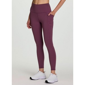 RBX Active Women's Tech Flex High Waisted Squat Proof Full Length Leggings with Pockets - 1 of 4