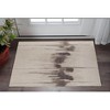 Ivory Taupe and Brown Abstract Hand Tufted Area Rug - 2 of 4