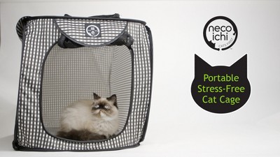 Tangkula Extra Large Portable Folding Cat Soft Crate W/ 4 Lockable Wheels Cat  Carrier : Target