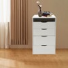 YIYIBYUS Vanity Desk with Makeup Stool, Makeup Vanity Table, Pink - 3 of 4