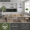 VAXCEL Hayes Black Farmhouse Mini Pendant Cage Lantern Ceiling Light - 2 of 4