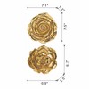 Gulches S/2 Gold Rose Hanging Wall Accents - 3 of 4