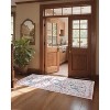 Washable Runner Rug – Floral Peacock Design, Non-Slip, Stain-Resistant Mat for Bedroom, Kitchen, Bathroom - 4 of 4