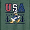 Women's - Disney - Americana Lightweight French Terry Wide Neck Long Sleeve Shirt - 2 of 4