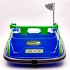 Flybar FunPark Racer Bumper Car - Blue: Plastic Ride-On for Ages 1.5-4, 66lb Capacity - 3 of 4