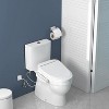 Mirexion Elongated Bidet Toilet Seat with Heated Functions, Warm Air Dryer, LED Nightlight, and Stainless Steel Nozzle - 2 of 4