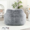 Airsurfer Bean Bag Chair with Armrests, Stuffed with High-Density Foam, Comfy Lazy Sofa for Adults in Living Room - 4 of 4