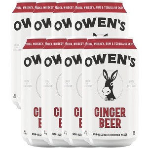 Owen’s Craft Mixers | Ginger Beer | Handcrafted in the USA with Premium Ingredients | Vegan & Gluten-Free Soda Mocktail and Cocktail Mixer - 1 of 3