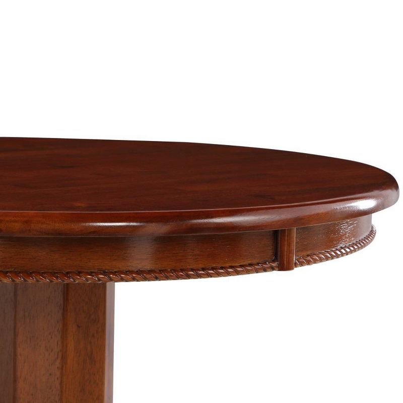 Round Pedestal Bar Height Table Wood/Cherry - Boraam, 5 of 8