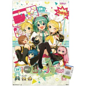 Trends International Hatsune Miku - Hey Unframed Wall Poster Prints - 1 of 4