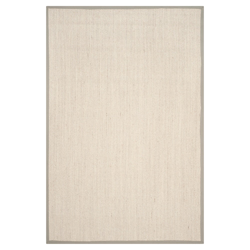 Natural Fiber Rug - Marble/Khaki - (6'x9') - Safavieh