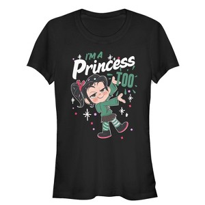 Juniors Womens Ralph Breaks the Internet Princess Vanellope T-Shirt - 1 of 3