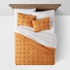 Tufted Diamond Crinkle Comforter And Sham Set - Threshold™ : Target