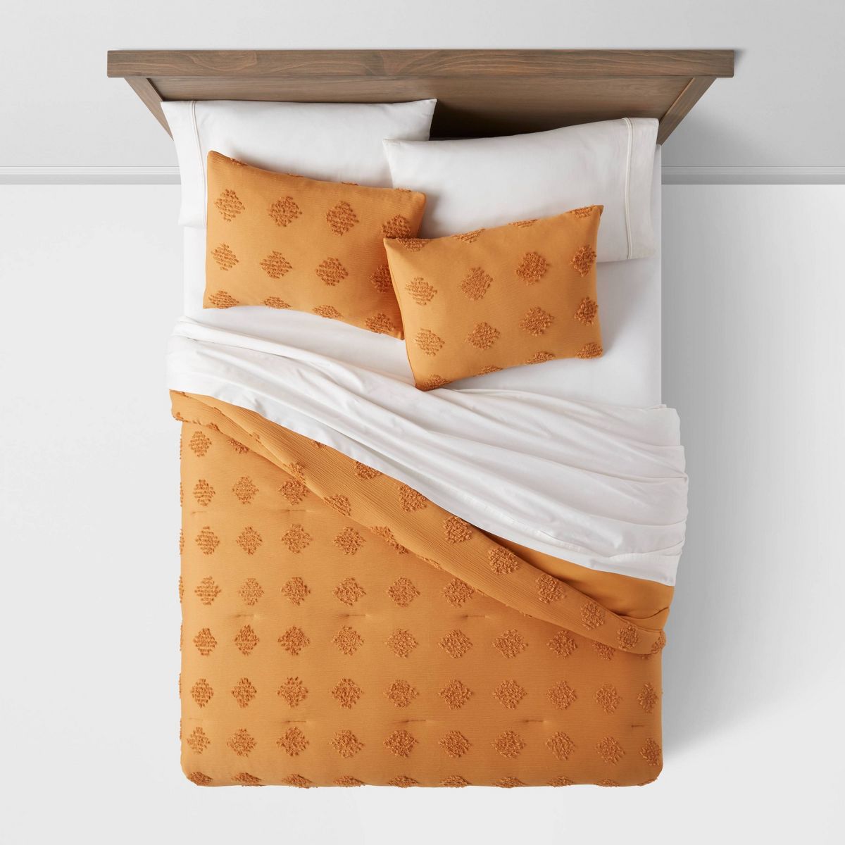 Tufted Diamond Crinkle Comforter and Sham Set - Threshold™ - thumbnail 3