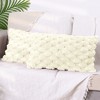 Unique Bargains Sofa Couch Decorative Soft Faux Fur Fuzzy Plush Throw Pillow Covers 2 Pcs - 2 of 4