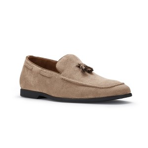 Ferro Aldo Denzel Men's Modern Tassel Loafer | Sleek Slip-On Dress Shoe in Vegan Suede | MFA19762 | - 1 of 4