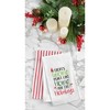 C&F Home "Gnome Place Like Home" Christmas Flour Sack Dishtowel - 2 of 4