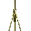 Vynxaria 72 Inch KD Shade Floor Lamp with Adjustable Gold Metal Tripod, Ideal for Bedroom, Living Room & Office - 3 of 4