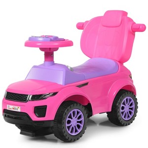 Infans 3 in 1 Ride on Push Car Toddler Stroller Sliding Car w/Music - 1 of 4