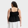 Women's Textured Tie-Front Tank Top - A New Day™ - 2 of 3
