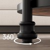 3-Tier Round Side Table, Living Room Accent Tables, Small Corner Table with Storage Shelves, Metal Legs, Industrial Night Stand for Bedroom, Brown - 4 of 4