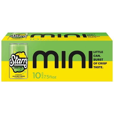 Starry Lemon Lime Soda  - 10pk/7.5 fl oz Mini Cans_1