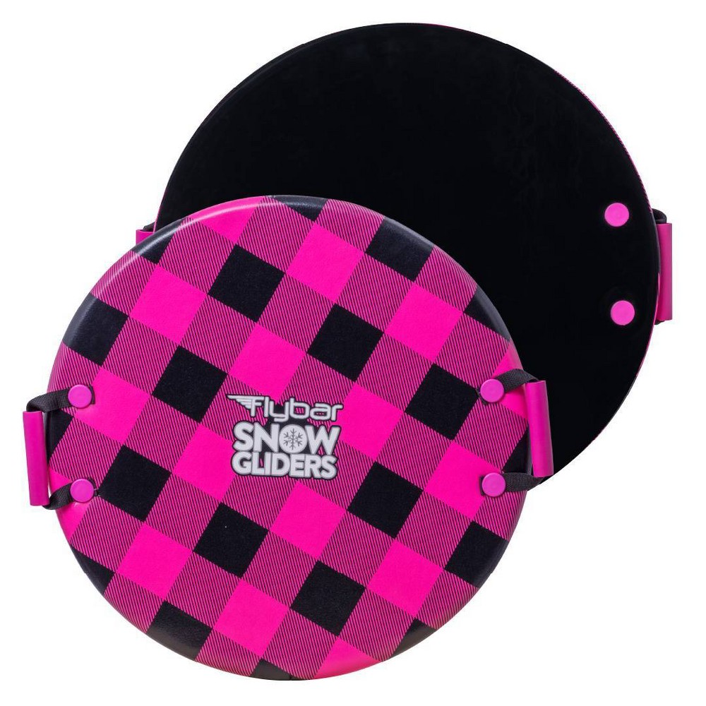 Flybar 26" Foam Sled Plaid - Pink