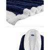 PAVILIA Mens Robe, Soft Bathrobe for Men, Fleece Warm Long Plush Microfiber Shawl Collar Pocket, Bath Shower Spa - 4 of 4