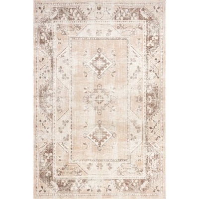 nuLOOM Ellamae SpinClean Machine Washable Stain-Resistant Area Rug