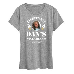Women's - Forrest Gump - Lieutenant Dan's Ice Cream Short Sleeve Graphic T-Shirt - 1 of 4