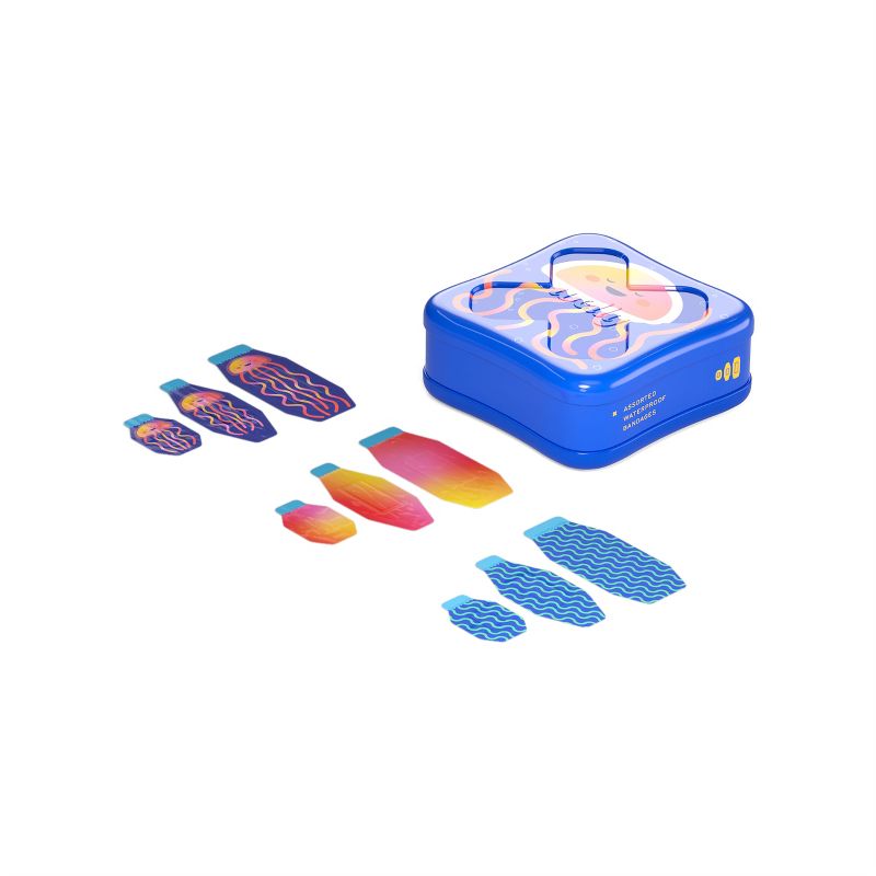 Welly Kid&#39;s Waterproof Bandages - Jellyfish - 39ct, 4 of 15