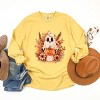 Simply Sage Market Girl Ghost Floral Garment Dyed Long Sleeve - 3 of 4