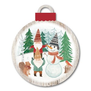 Woodland Gnomes IV Hanging Ornament Artboard - 1 of 2