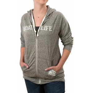 Pavilion Gift Company - Boat Life - Double Extra Large Dark Gray Unisex Hooded Sweatshirt - Sweatshirts - 1 of 4