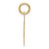 Black Bow Jewelry 14k Yellow Gold Special Daughter Engravable Disc Charm or Pendant 15mm - 2 of 4
