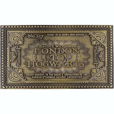 Fanattik Harry Potter Hogwarts Express Train Ticket Limited Edition Metal  Replica