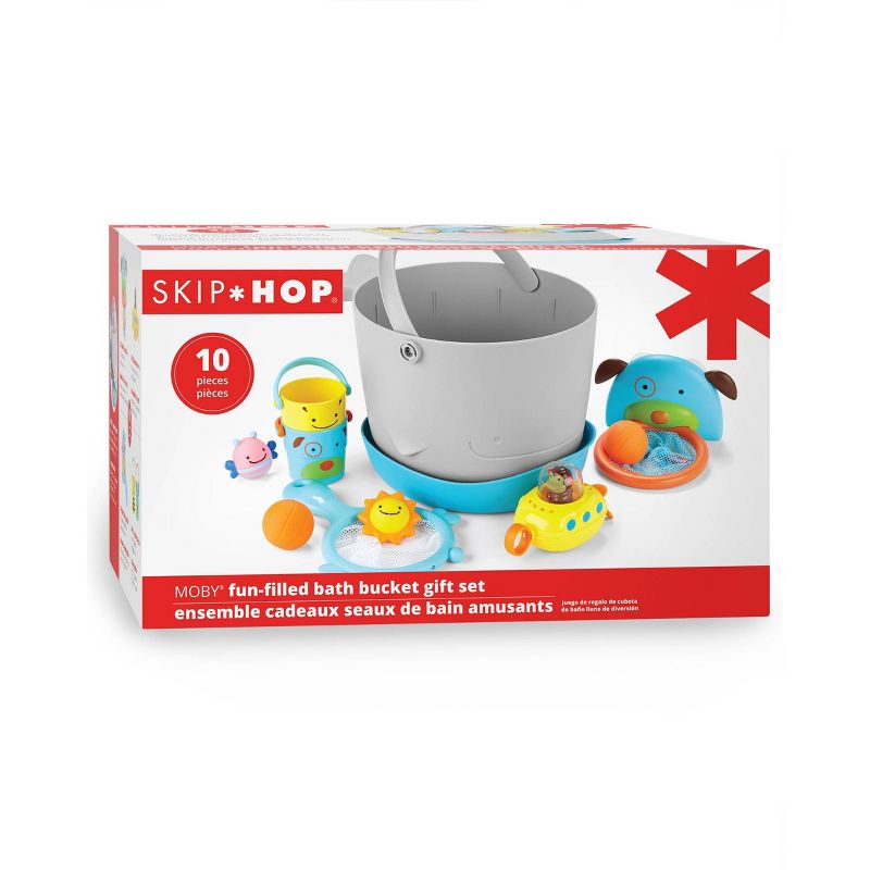 Skip Hop Moby Fun-Filled Baby Bath Toy &#38; Bucket Gift Set - 2pc, 2 of 7