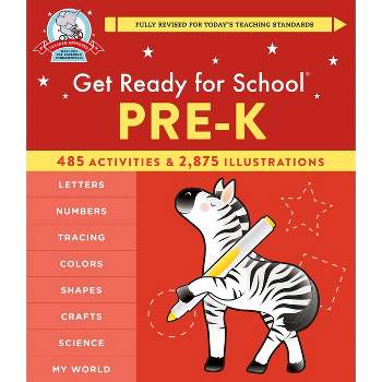 Get Ready for School: Pre-K (Revised & Updated) - by  Heather Stella (Spiral Bound)