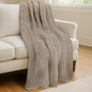 Waffle Blanket Throw - Levtex Home - 1 of 4
