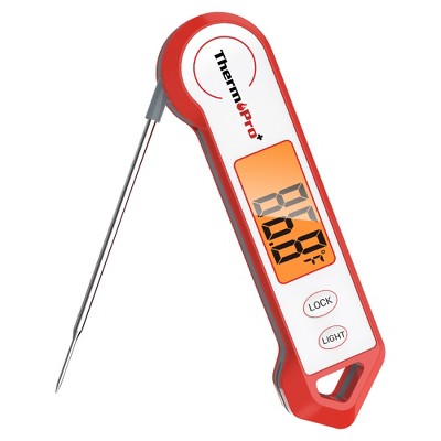 Thermopro Tp01hw Digital Instant Read Meat Thermometer Food Candy Cooking  Kitchen Thermometer With Magnet And Backlight Bbq Thermometer In Black :  Target