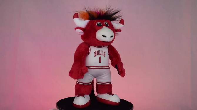 Bleacher Creatures Chicago Bulls Mascot Benny the Bull 10" Plush Figure, 2 of 6, play video