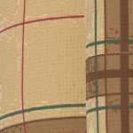 block plaid - taupe/green/red